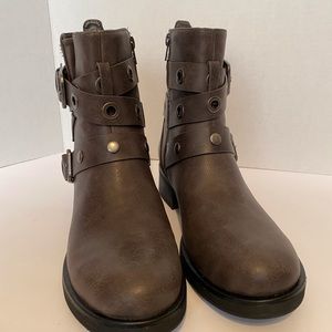 Indigo Rd Gray Moto Boot Size 9M NEW IN BOX